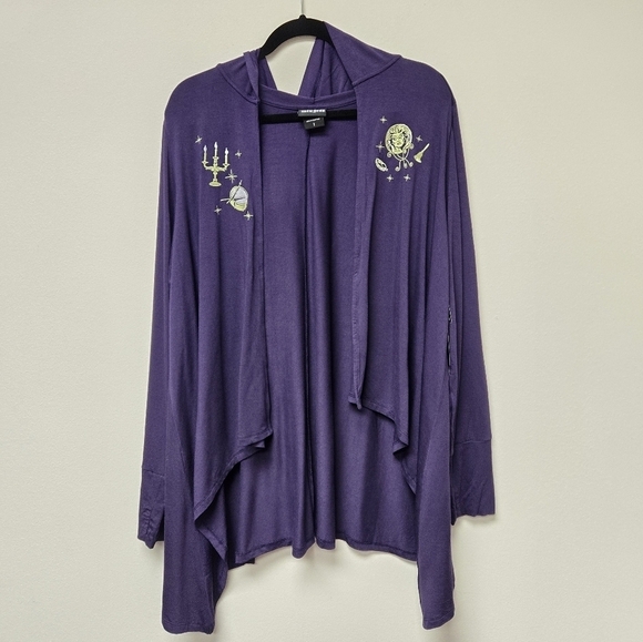 Torrid Haunted Mansion Madam Leota Drape Cardigan 1X - Picture 4 of 12